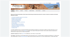 Desktop Screenshot of pioneersands.com